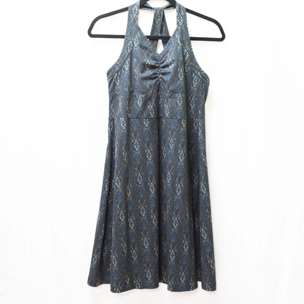 Merrell Blue Printed Pattern Dress - Picture 1 of 8